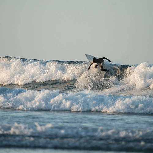 Surfing in Mozambique